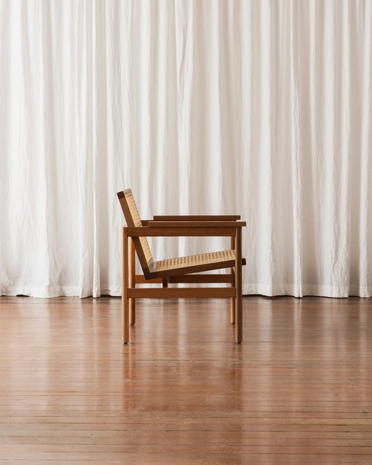 Poltrona com braços Lourdes - Palha